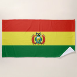 Flagge Boliviens Strandtuch