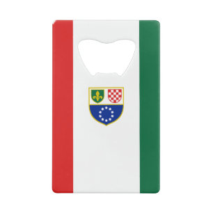 Flagge Bosnien und Herzegowina Geldbeutel Flaschenöffner