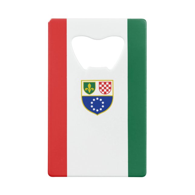 Flagge Bosnien und Herzegowina Geldbeutel Flaschenöffner (Rückseite)
