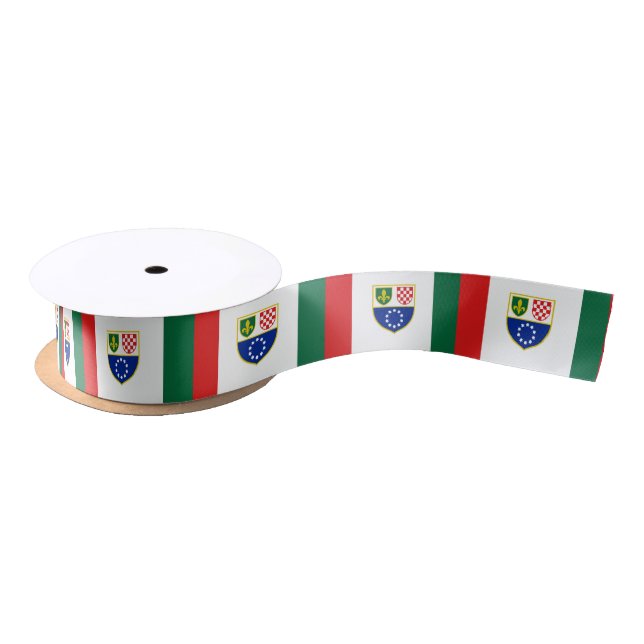 Flagge Bosnien und Herzegowina Satinband (Spule)
