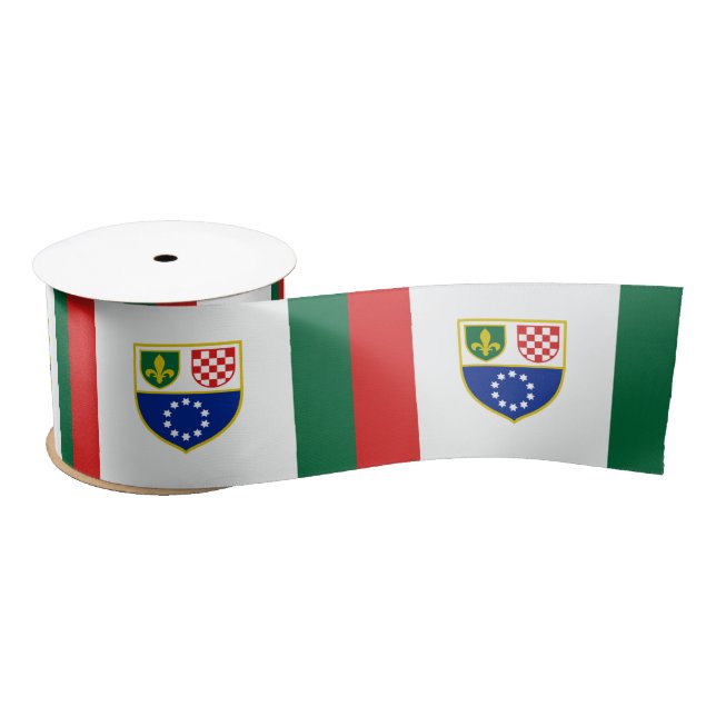 Flagge Bosnien und Herzegowina Satinband (Spule)