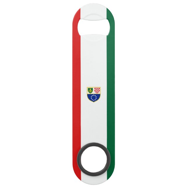 Flagge Bosnien und Herzegowina Speed Flaschenöffner (Vorderseite)