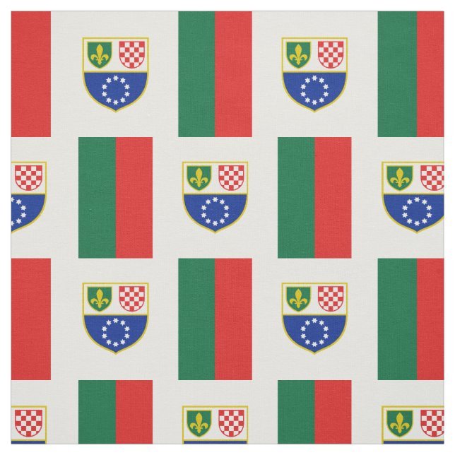 Flagge Bosnien und Herzegowina Stoff (Muster)