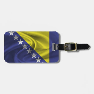 Flagge Bosniens Gepäckanhänger