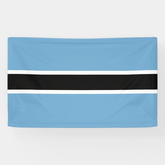 Flagge Botswanas (Botswana) Banner (Horizontal)