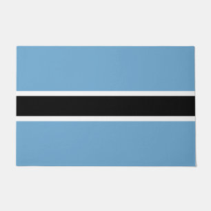 Flagge Botswanas (Botswana) Fußmatte