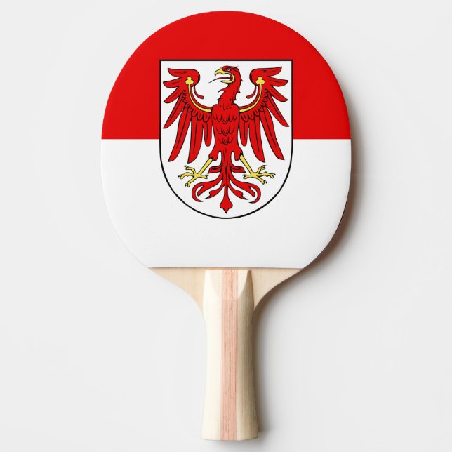 Flagge Brandenburgs Ping-Pong Paddle Tischtennis Schläger (Vorderseite)