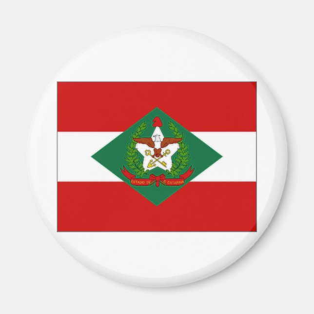 Flagge Brasilien Santa Catarina Magnet (Vorne)