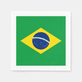 Flagge: Brasilien Serviette