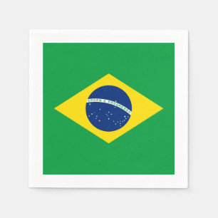 Flagge: Brasilien Serviette