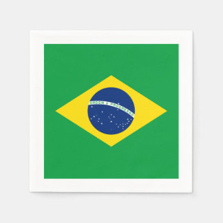Flagge: Brasilien Serviette