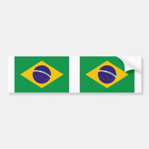 Flagge Brasiliens Autoaufkleber