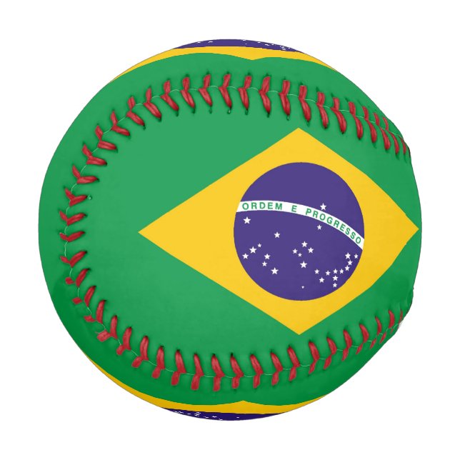 Flagge Brasiliens Bandeira do Brasil Baseball (Vorderseite Links)