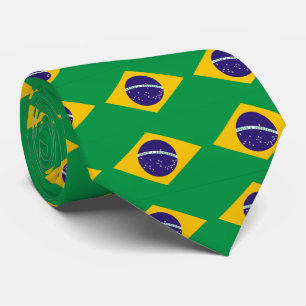 Flagge Brasiliens Bandeira do Brasil Krawatte