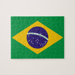 Flagge Brasiliens Bandeira do Brasil Puzzle