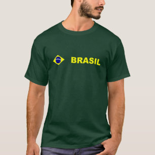 Flagge Brasiliens Bekleidung T-Shirt