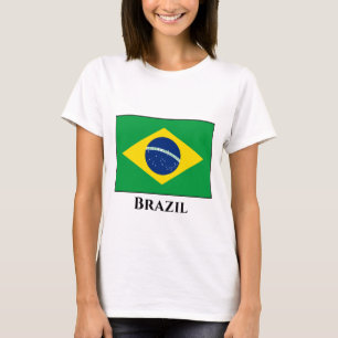 Flagge Brasiliens (Brasilien) T-Shirt
