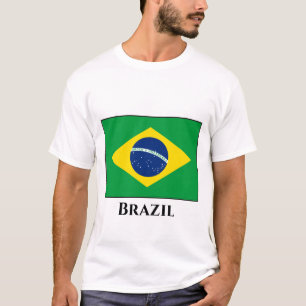 Flagge Brasiliens (Brasilien) T-Shirt