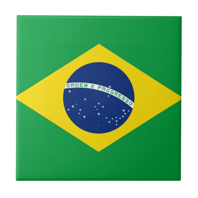 Flagge Brasiliens, Brasiliens Fliese (Vorderseite)
