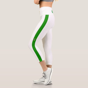 Flagge Brasiliens Capri Leggings