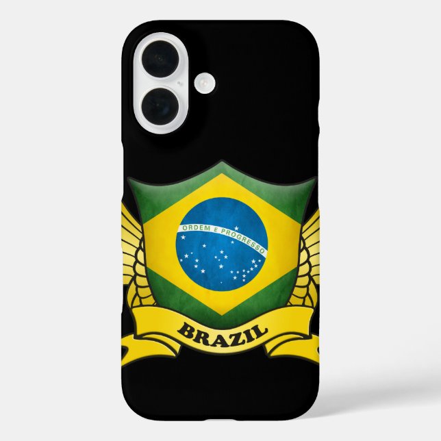 Flagge Brasiliens Case-Mate iPhone Hülle (Rückseite)