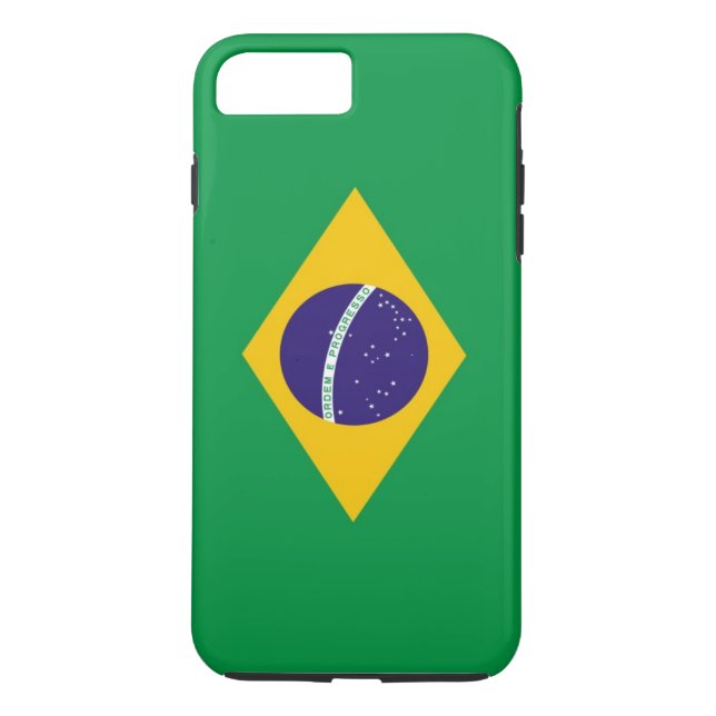 Flagge Brasiliens Case-Mate iPhone Hülle (Rückseite)