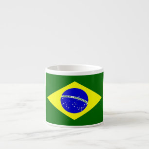 Flagge Brasiliens Espressotasse