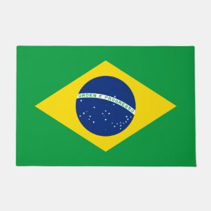 Flagge Brasiliens Fußmatte