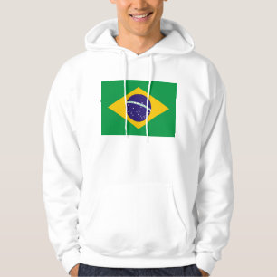 Flagge Brasiliens Hoodie