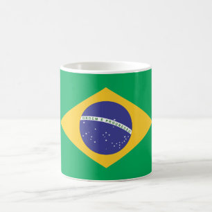 Flagge Brasiliens Kaffeetasse