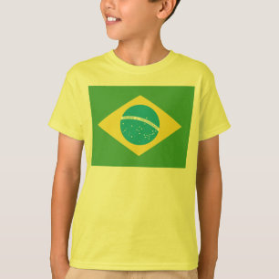 Flagge Brasiliens Kiddes Shirt