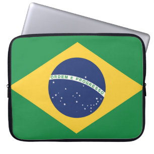Flagge Brasiliens Laptopschutzhülle