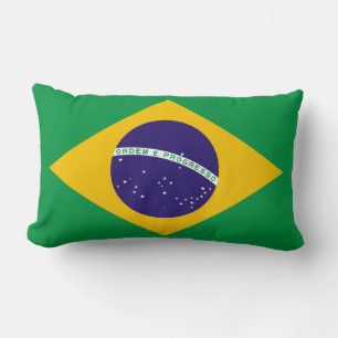 Flagge Brasiliens Lendenkissen