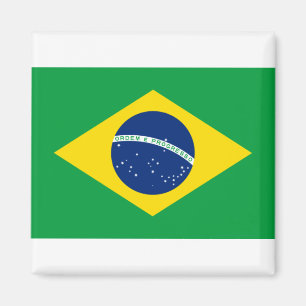 Flagge Brasiliens Magnet