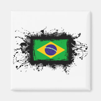 Flagge Brasiliens Magnet