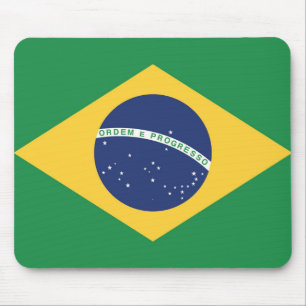Flagge Brasiliens Mousepad