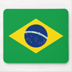 Flagge Brasiliens Mousepad