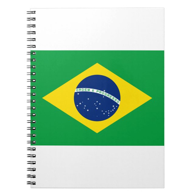 Flagge Brasiliens Notizblock (Vorderseite)