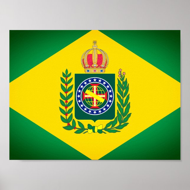 Flagge Brasiliens Poster (Vorne)