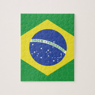 Flagge Brasiliens Puzzle