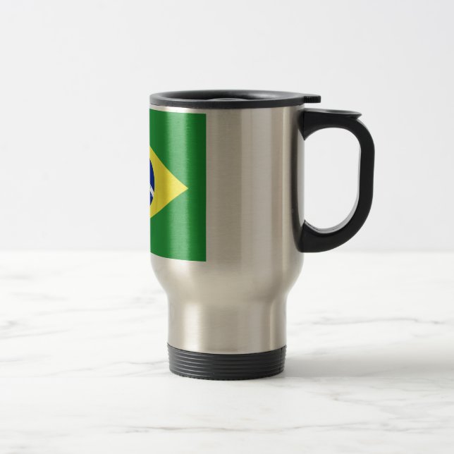 Flagge Brasiliens Reisebecher (Rechts)