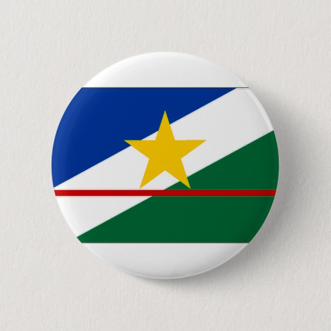 Flagge Brasiliens Roraima Button (Vorderseite)