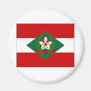 Flagge Brasiliens Santa Catarina Magnet