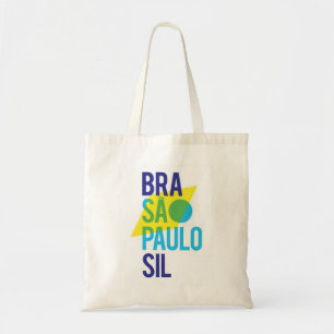 Flagge Brasiliens São Paulo Tragetasche