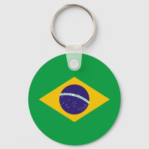 Flagge Brasiliens Schlüsselanhänger