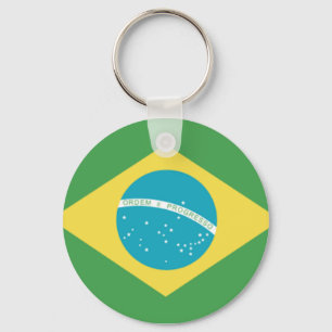 Flagge Brasiliens Schlüsselanhänger