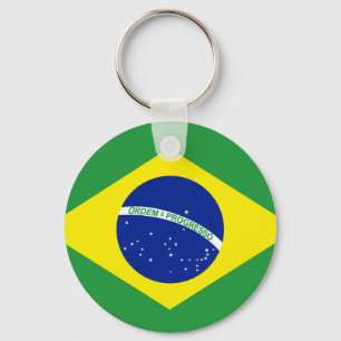 Flagge Brasiliens Schlüsselanhänger
