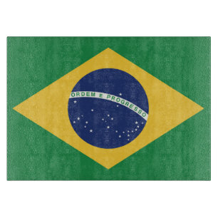 Flagge Brasiliens Schneidebrett