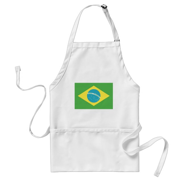 Flagge Brasiliens Schürze (Vorne)