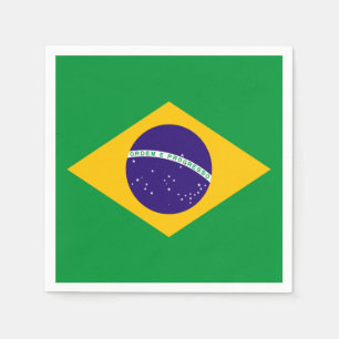 Flagge Brasiliens Serviette